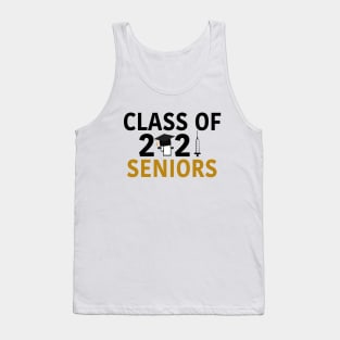 Class of 2021 Seniors Humor Graduation Tank Top